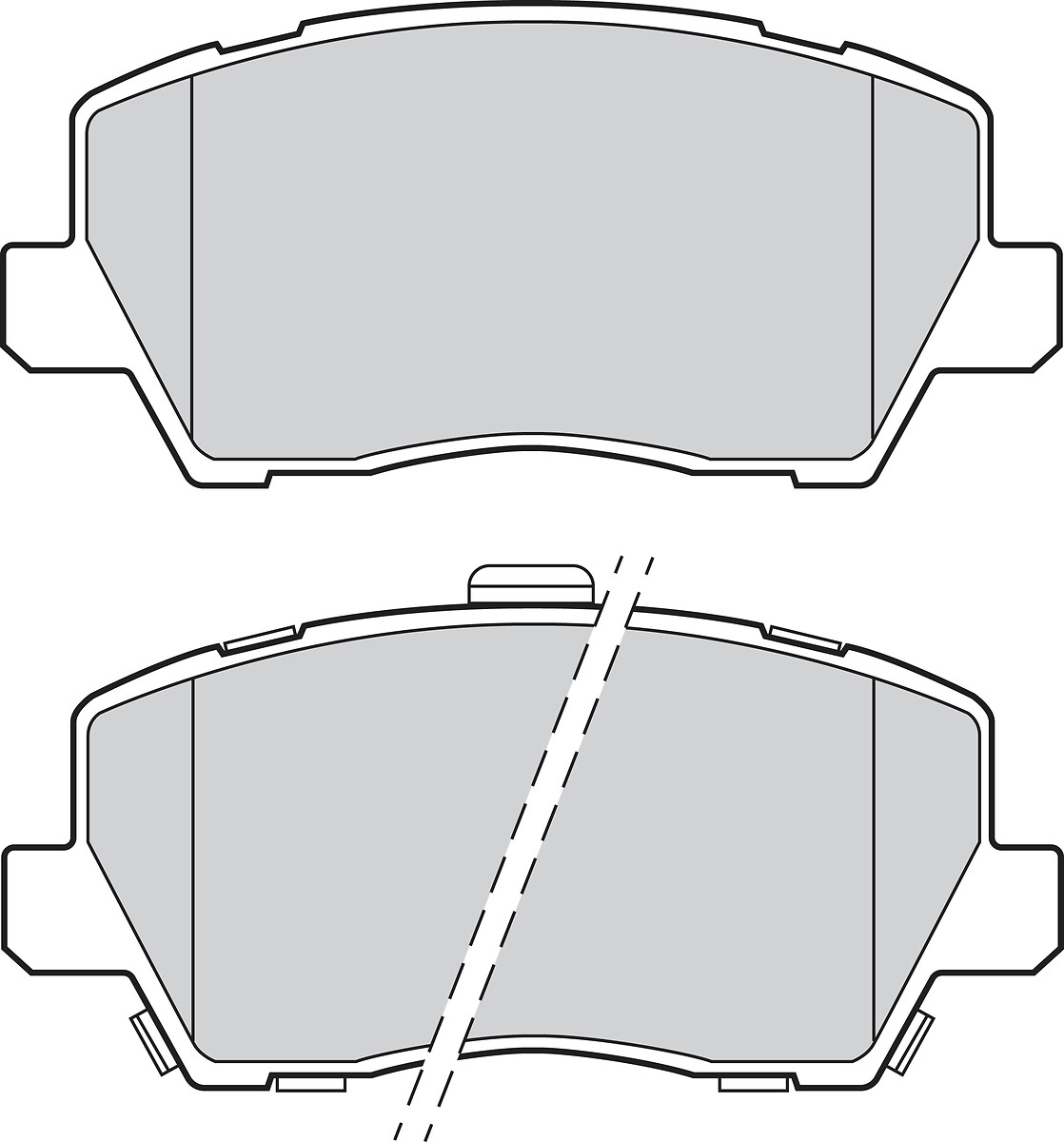Jeu de 4 plaquettes de frein VALEO ref. 302888